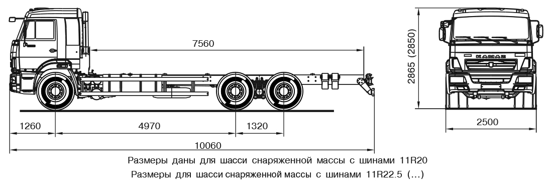 Полуось камаз размеры диаметр